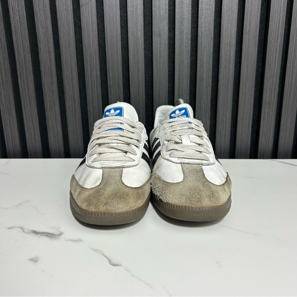 Adidas Samba White and Black Sneakers - Picture 2 of 8